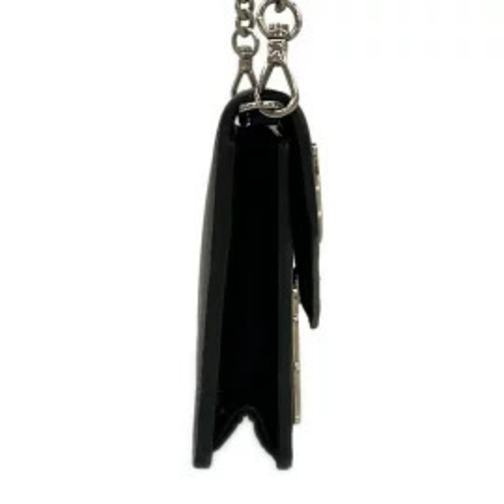 Prada Shoulder Bag Chain Black Leather